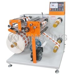 Label Slitting and Rewinding Machine