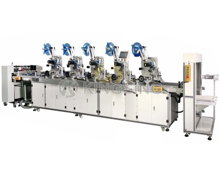 Multi-station RFID Tag Labeling Machine