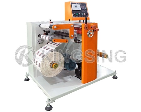 Label Slitting and Rewinding Machine