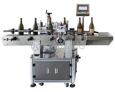Automatic Round Bottle Vertical Labeling Machine