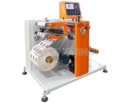 Label Slitting and Rewinding Machine